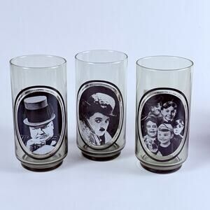 1979 ARBY’S Collector Series Movie Star Glasses Set Designs Vintage